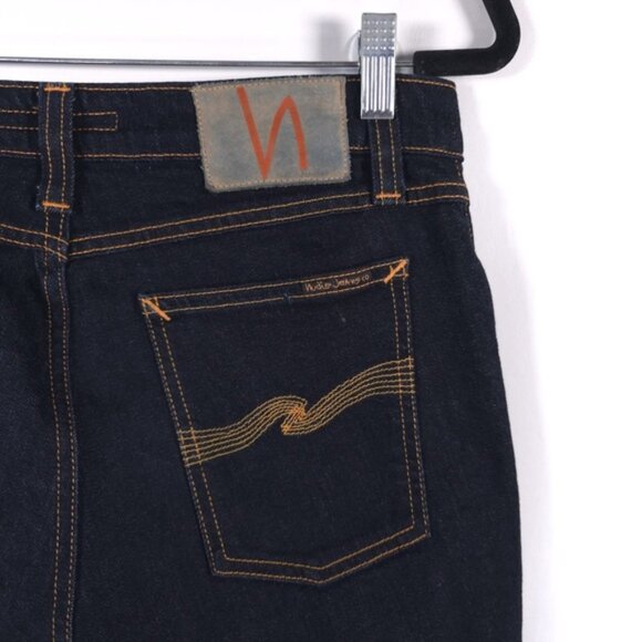 Nudie Jeans ORGANIC COTTON Skinny Lin Dry Deep Orange 1005149 Size 30x30 - Picture 10 of 12